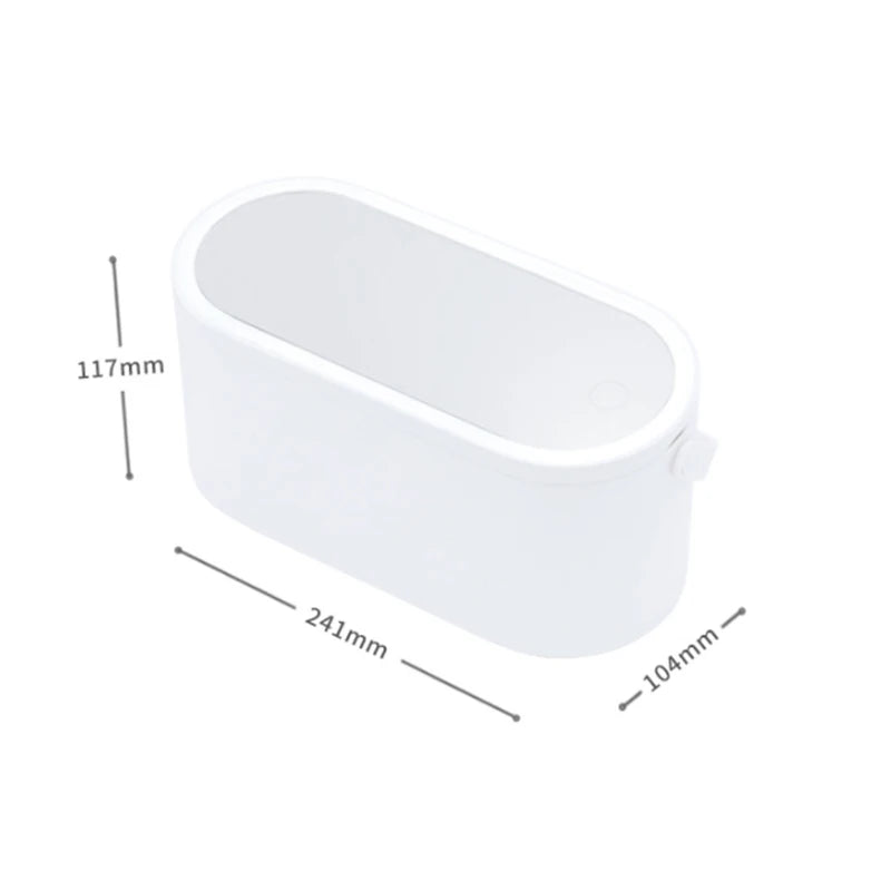 Travel Portable Makeup Organizer Box With LED