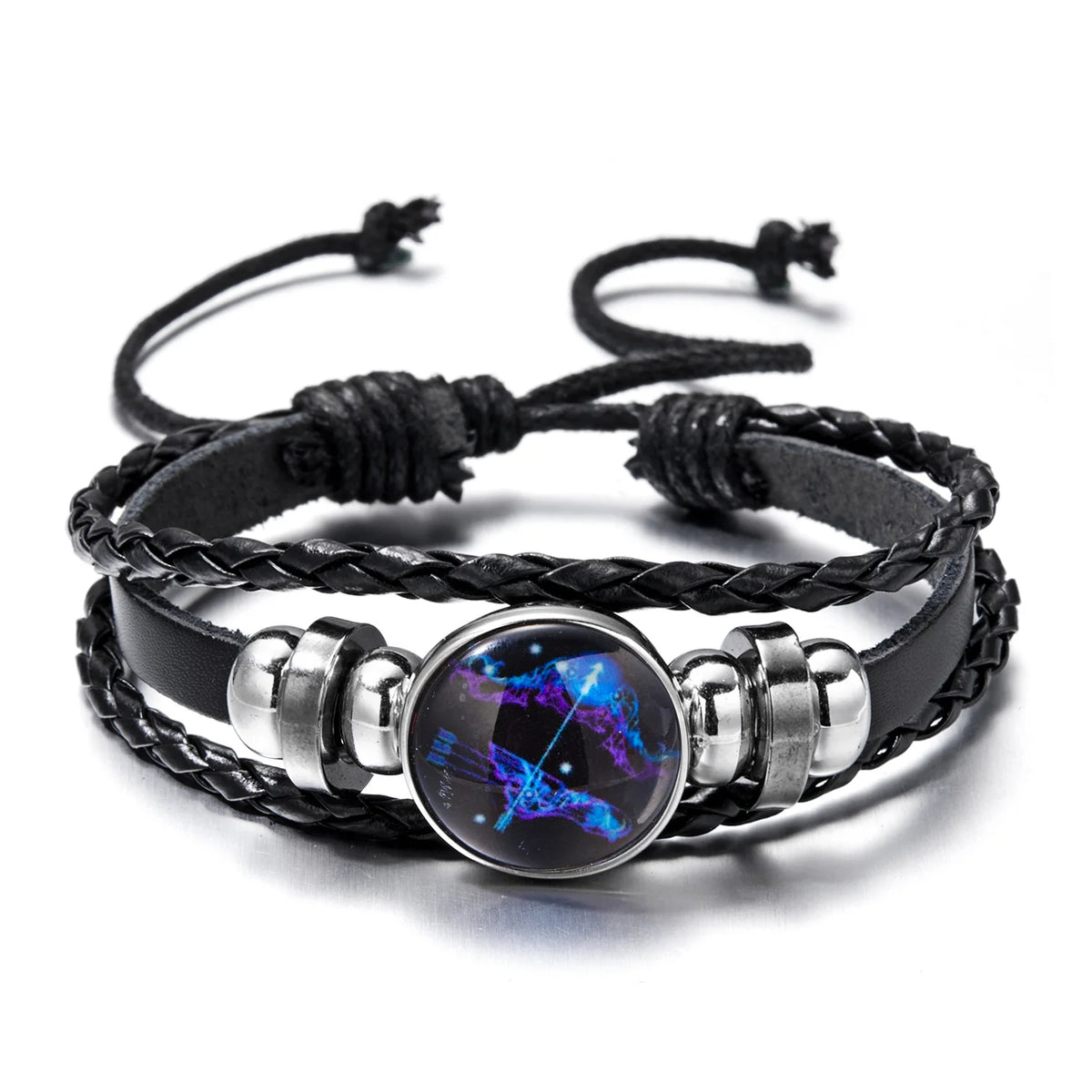 Constellation Zodiac Sign Charm Luminous Bracelet