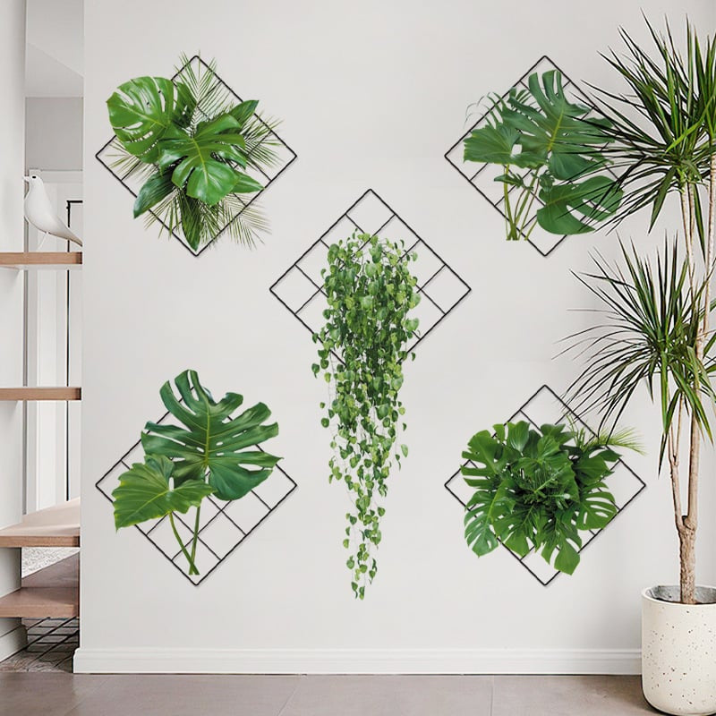 3D Green Plant Wall Stickers