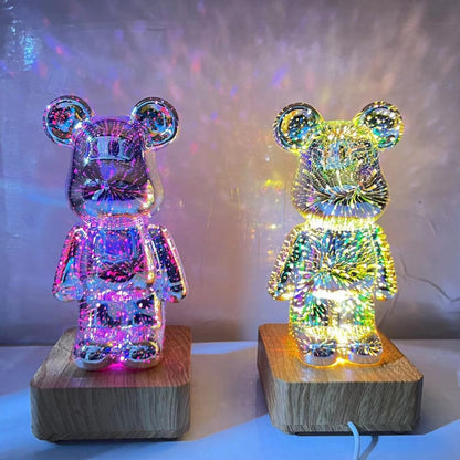 3D Fireworks Bear