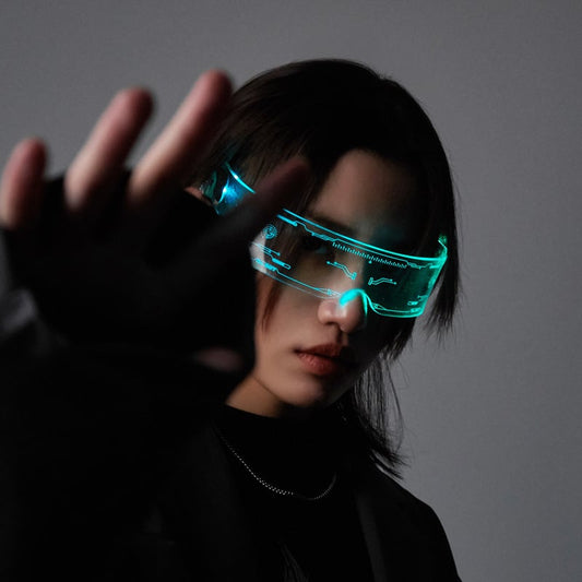 Cyberpunk Luminous LED Glow Glasses