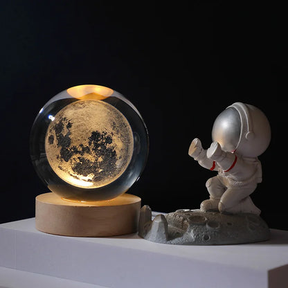 Luminous 3d Glowing Crystal Globe