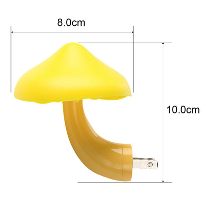 Mushroom Wall Socket Led Light