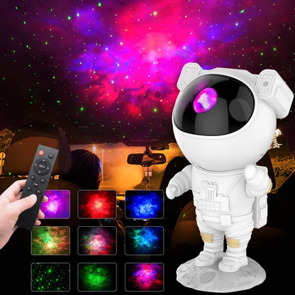 Super - Astronaut galax-nattlampa med stjärnprojektor