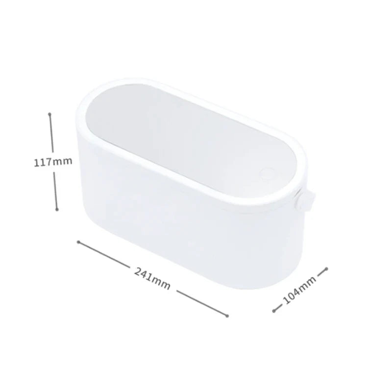 Asey - Travel Portable Makeup Organizer Box With LED