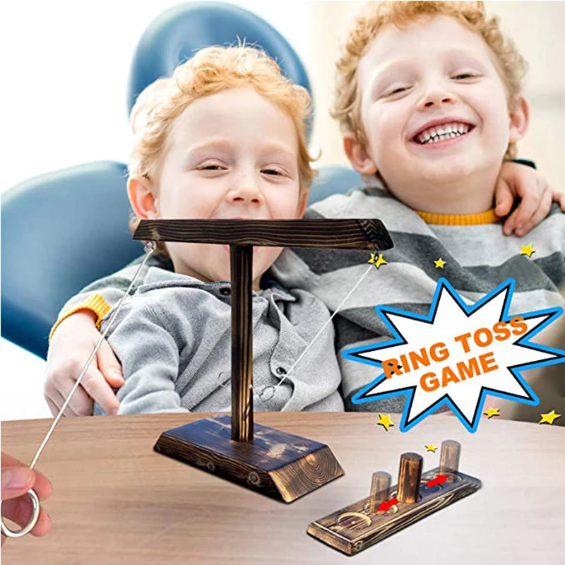 Wooden Ring Hook Tossing Games