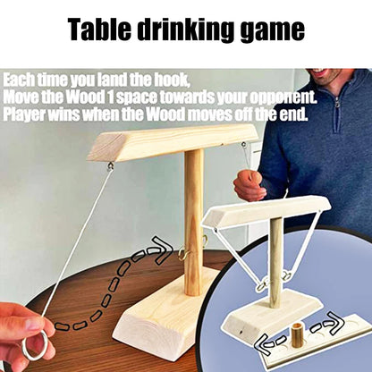 Wooden Ring Hook Tossing Games