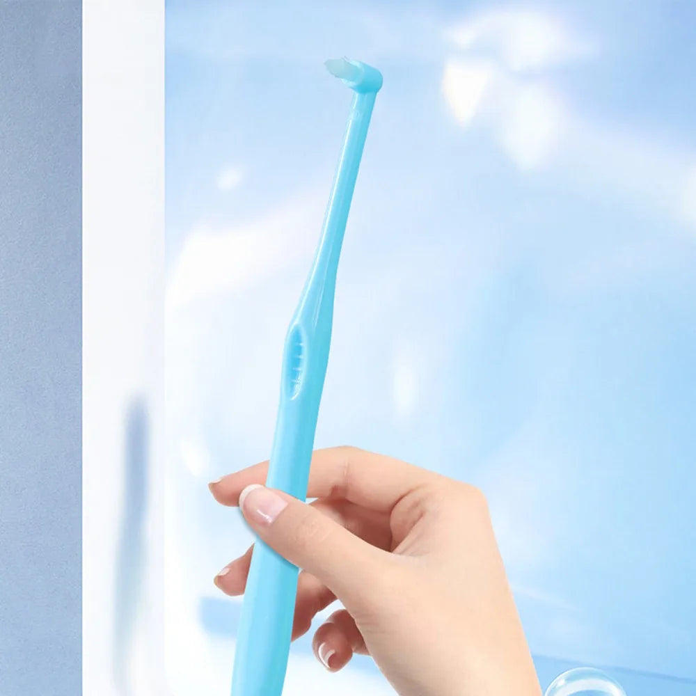 Small Head Single-Beam Soft Teeth Cleaning Toothbrush Orthodontic Interdental Brush Soft Hair Implant Adult Oral Care Tools