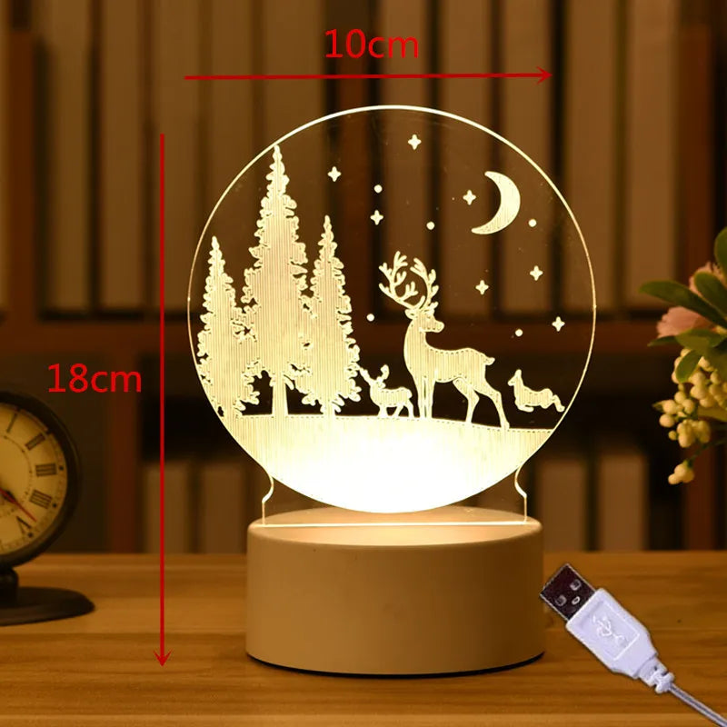 3D LED Christmas Light Set