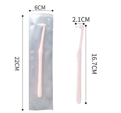 Small Head Single-Beam Soft Teeth Cleaning Toothbrush Orthodontic Interdental Brush Soft Hair Implant Adult Oral Care Tools