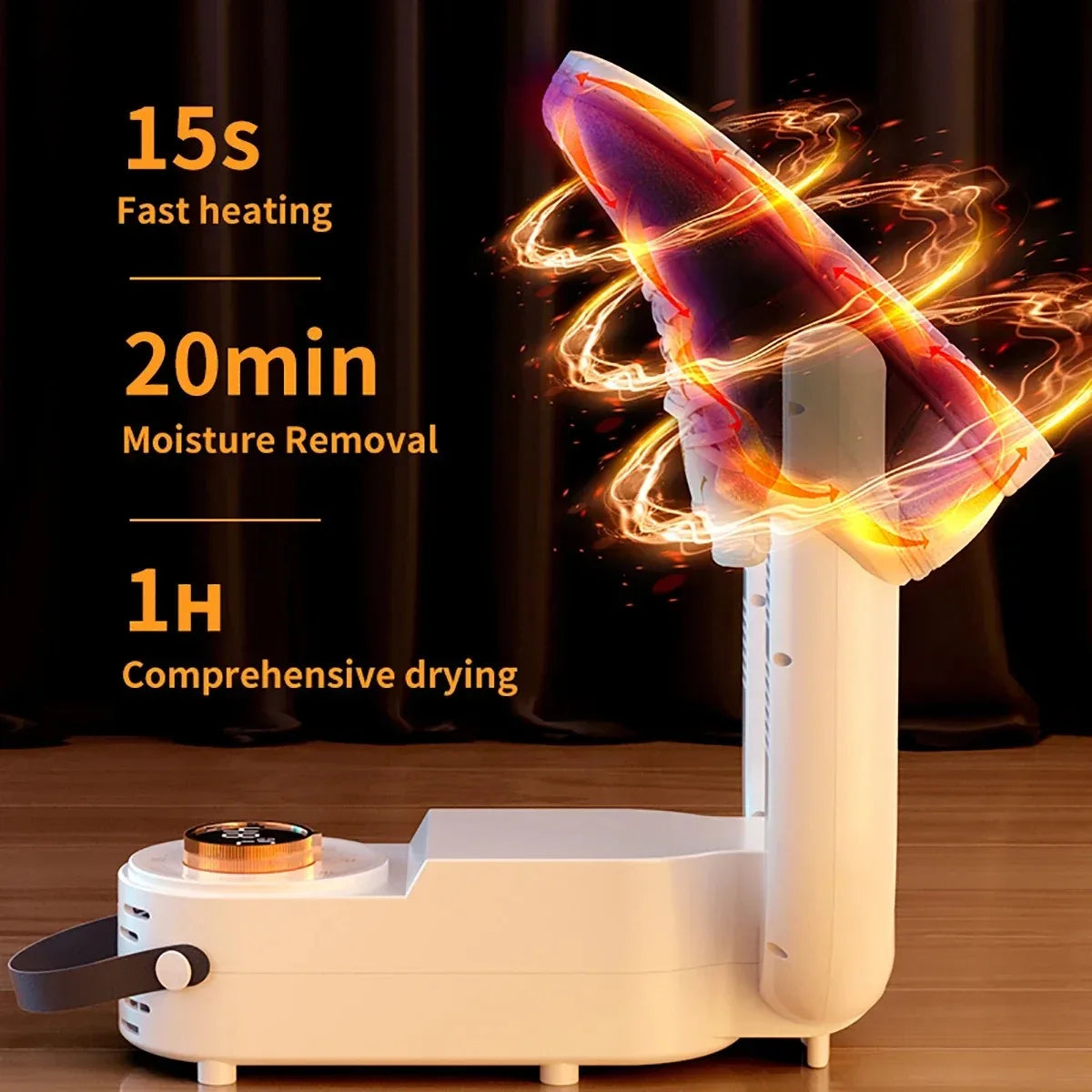 Adjustable Quick-dry Odor Remove Portable Shoe Dryer