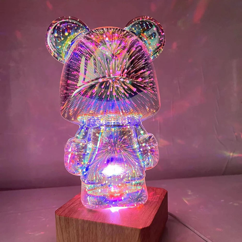 3D Fireworks Bear