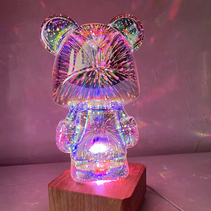 3D Fireworks Bear