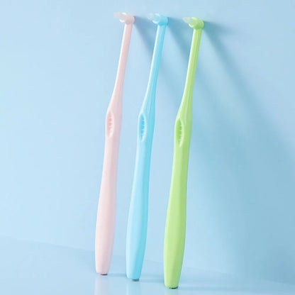 Small Head Single-Beam Soft Teeth Cleaning Toothbrush Orthodontic Interdental Brush Soft Hair Implant Adult Oral Care Tools