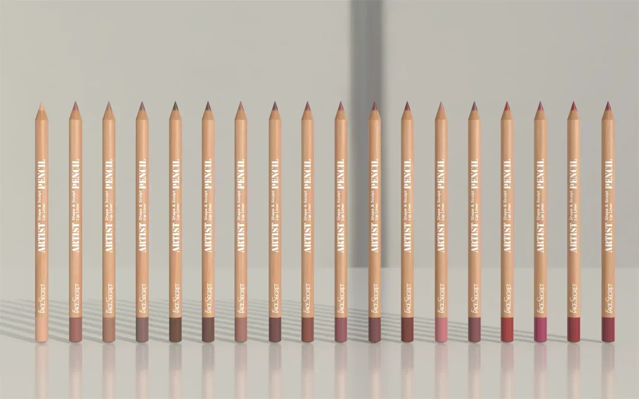 6pcs/set Lip Liner Pen 6 Colors Waterproof And Sweat-proof Not Easy To Fade Non-stick Cup Nude Lipstick Pencil SET