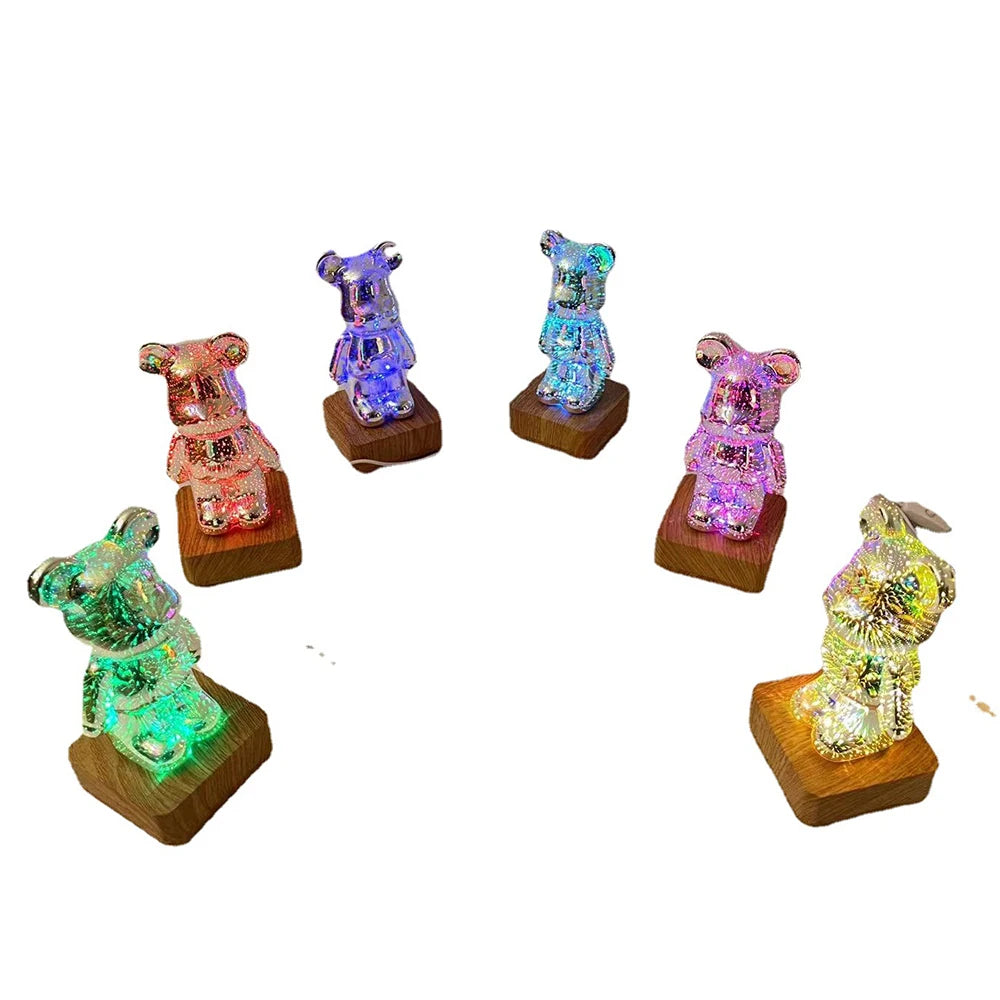 3D Fireworks Bear