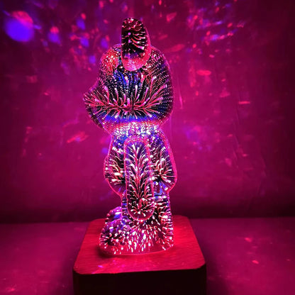 3D Fireworks Bear