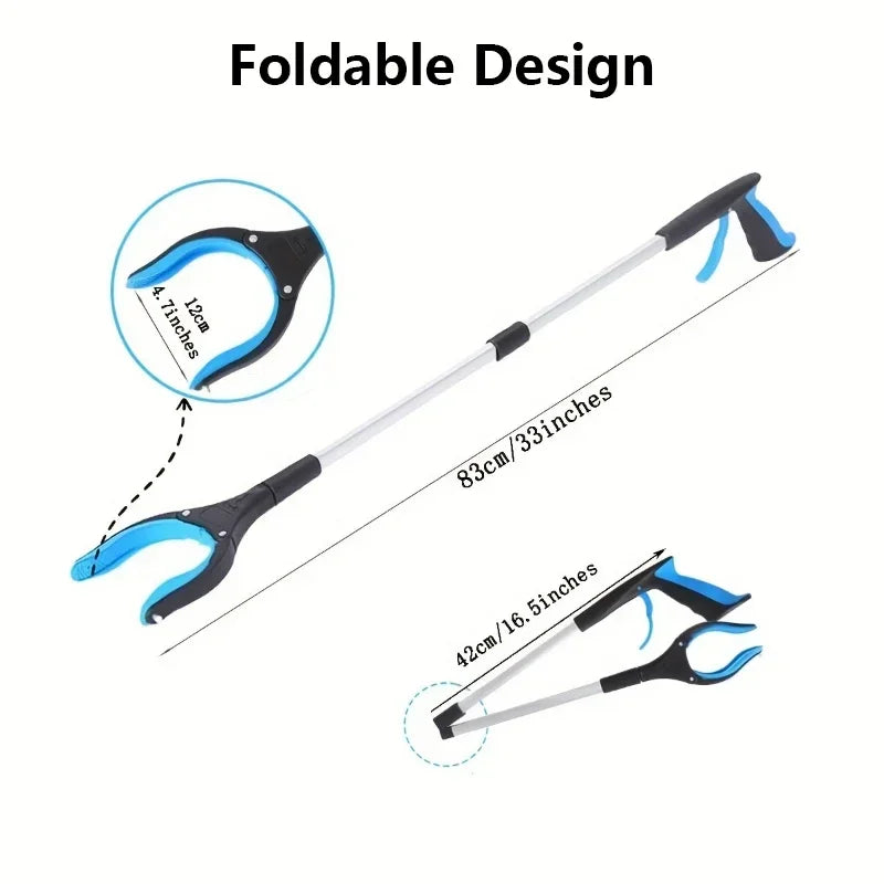 Foldable Grabber With 360 Swivel Clip