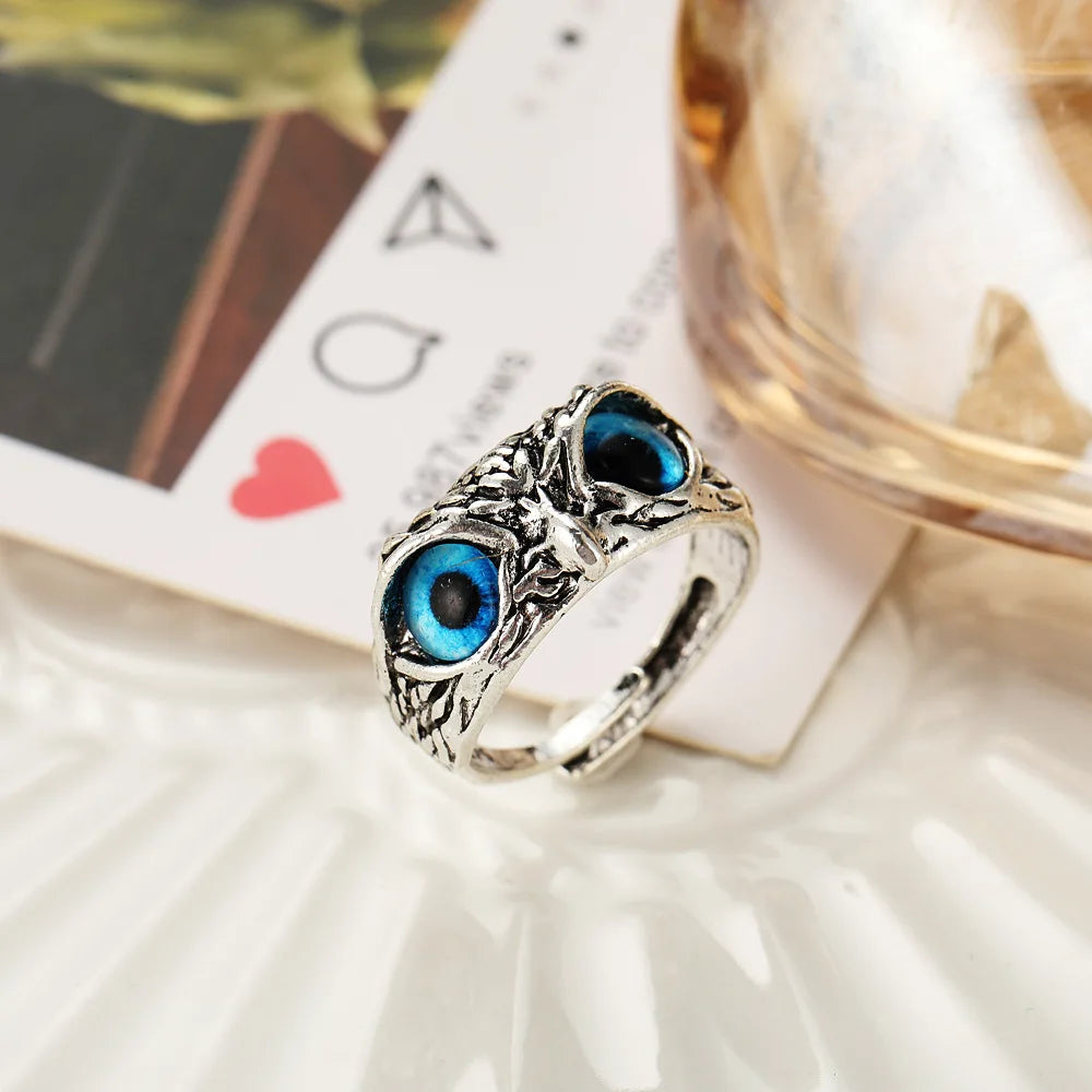 Demon Eye Owl Ring
