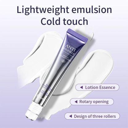O'CHEAL Anti Wrinkle Anti Dark Circle Eye Cream Roller Massager Moisturizing Eye Bags Anti Aging Hyaluronic Acid