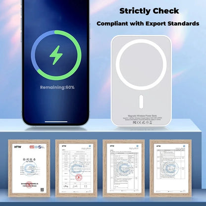 Ultra-thin Magnetic Wireless Power Bank