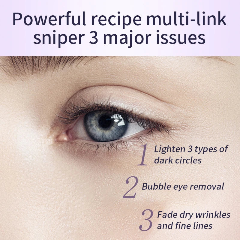 O'CHEAL Anti Wrinkle Anti Dark Circle Eye Cream Roller Massager Moisturizing Eye Bags Anti Aging Hyaluronic Acid
