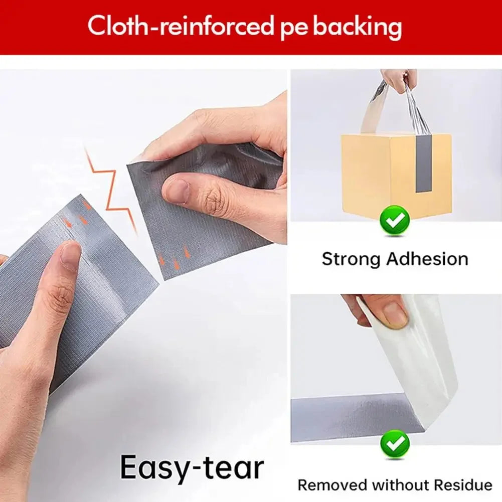 10M Super Adhesive Fabric Adhesive Tape for Carpet, Floor, Waterproof Adhesive Tape for Pipe Repair