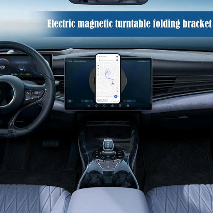 360° Rotating Electric Suction Magnetic Car Phone Holder