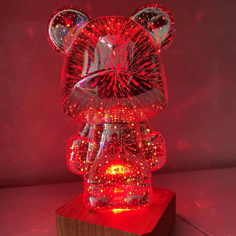 3D Fireworks Bear