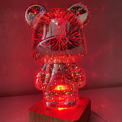 3D Fireworks Bear