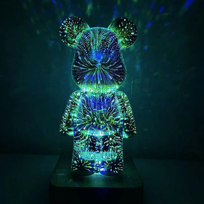3D Fireworks Bear