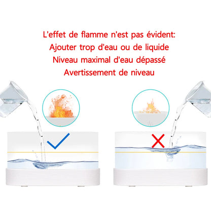 HumidiFire Aromatherapy Flam Ultrasonic Diffuser