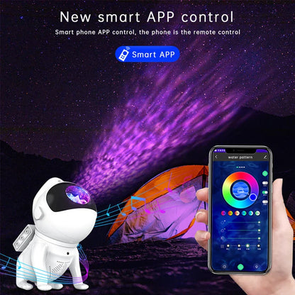 Super - Astronaut galax-nattlampa med stjärnprojektor