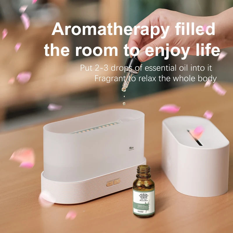 HumidiFire Aromatherapy Flam Ultrasonic Diffuser