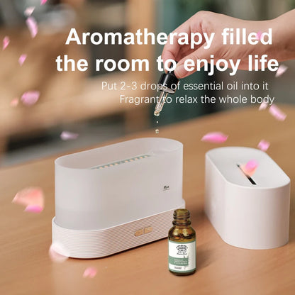 HumidiFire Aromatherapy Flam Ultrasonic Diffuser