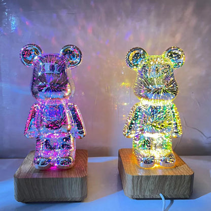 3D Fireworks Bear