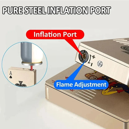 Green Flame Ace Card Torch Flame Lighter