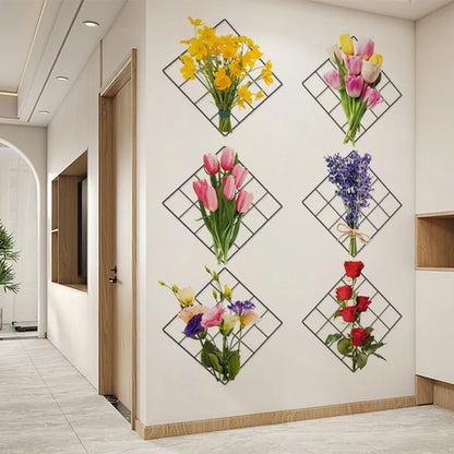 3D Green Plant Wall Stickers