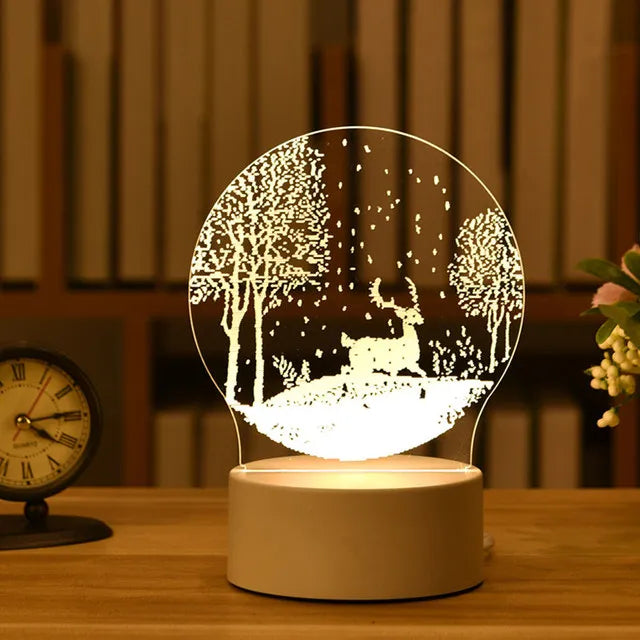 3D LED Christmas Light Set