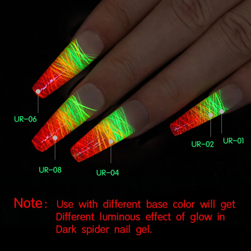 3D Spider Nail Gel Set