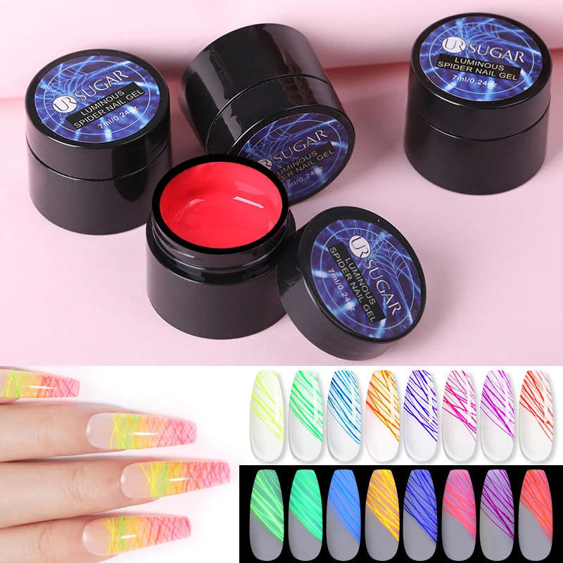 3D Spider Nail Gel Set